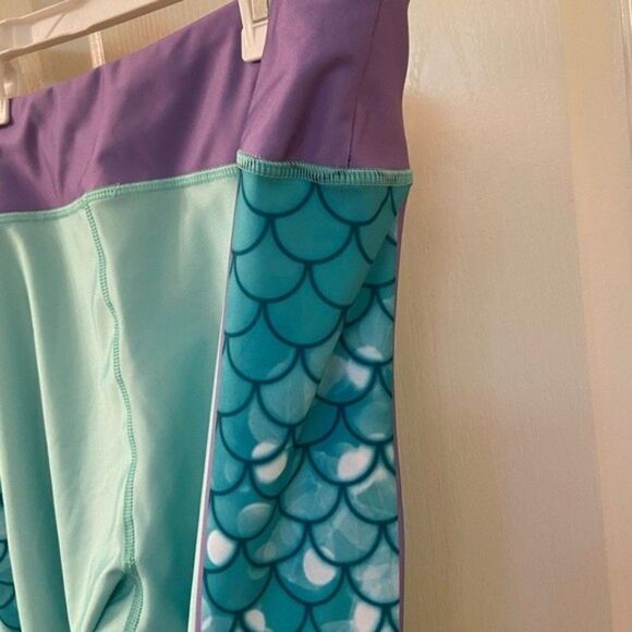 Run Disney runDisney Ariel The Little Mermaid Athletic Leggings Women's Size XL - Picture 12 of 12